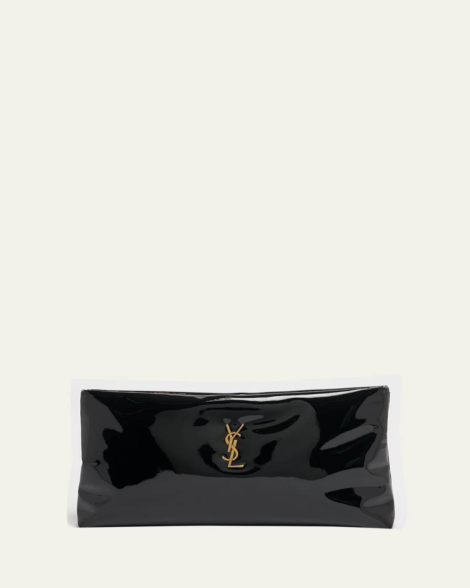 Calypso YSL Long Clutch Bag in Patent Polyurethane